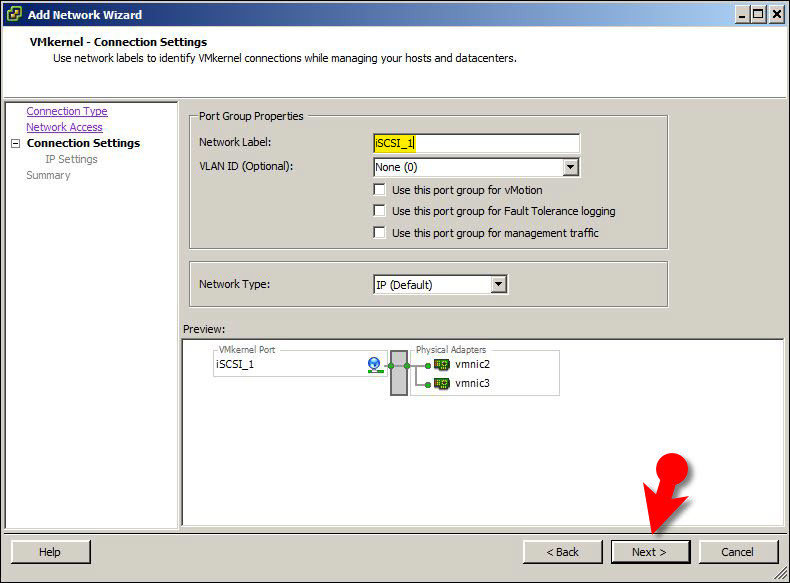Name Iscsi 1