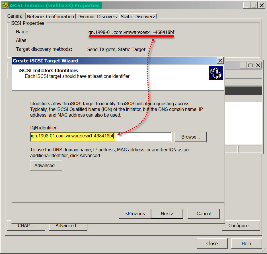 Paste Iqn Identifier Number