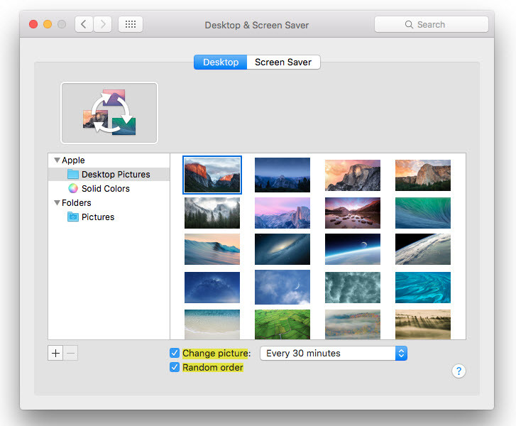 Changing Mac Os X El Capitan Wallpaper