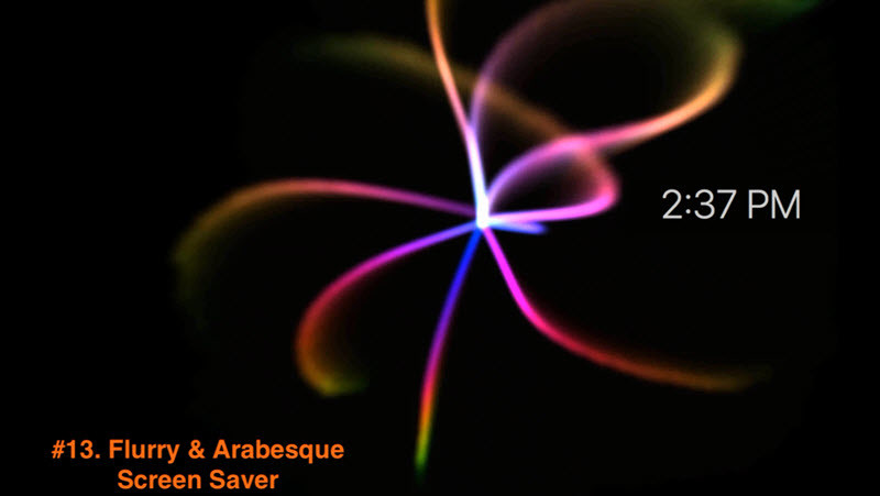Flurry Arabesque Screen Saver