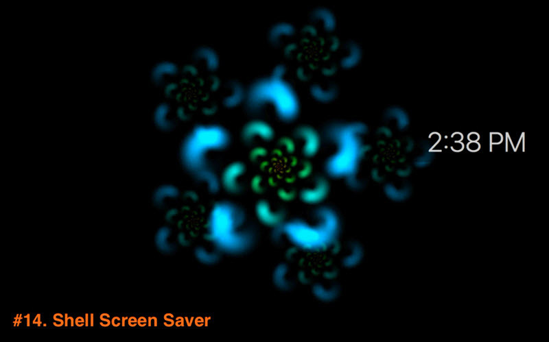 Shell Screen Saver