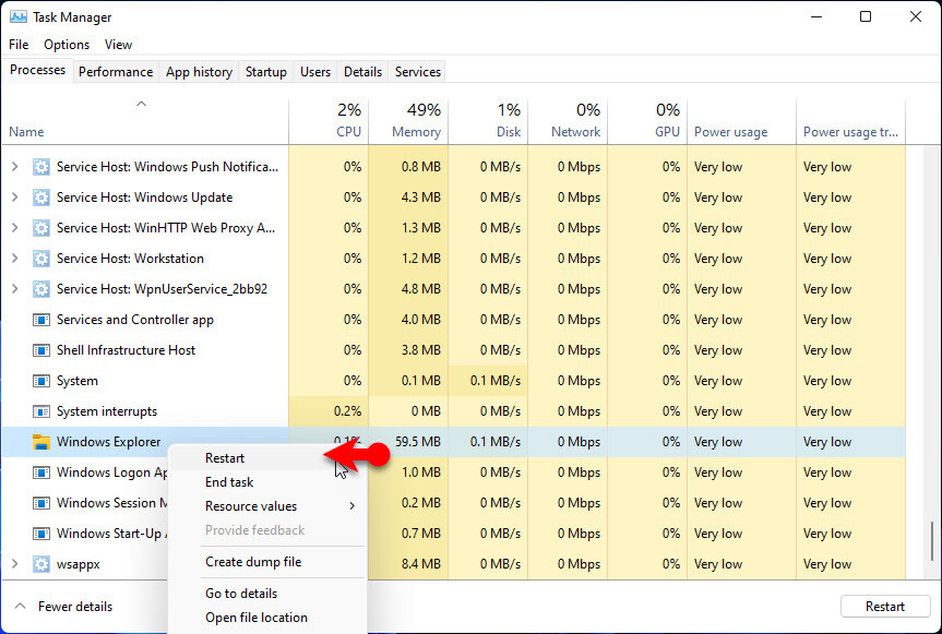 04 Restart The Windows