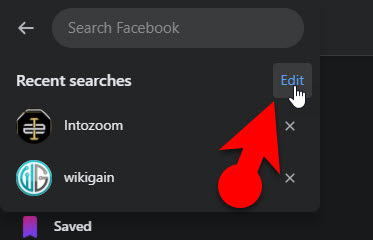 Edit To See All The Searches