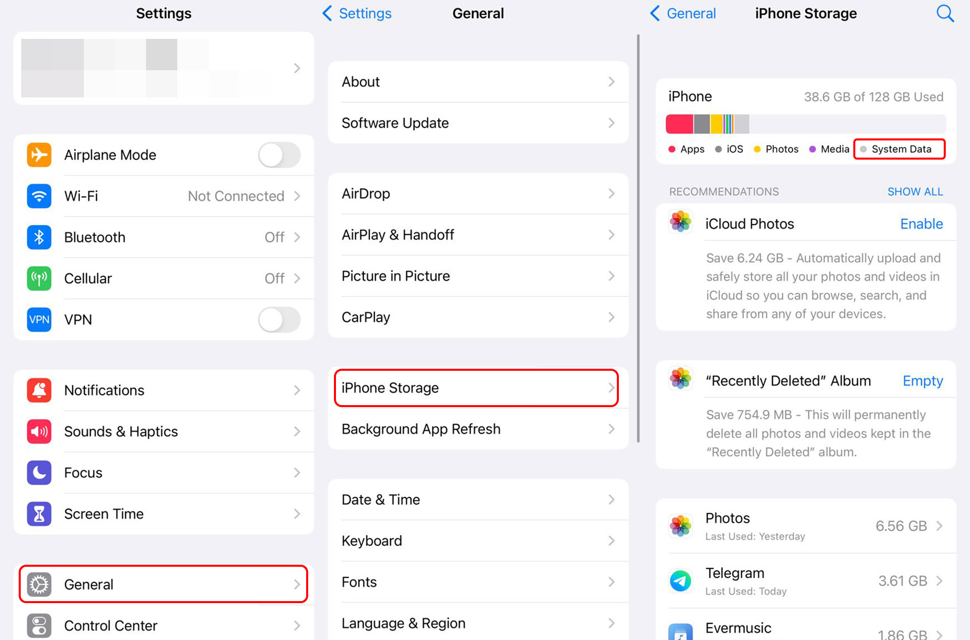 Check Storage On Your Iphone