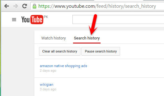 Search History On Pc