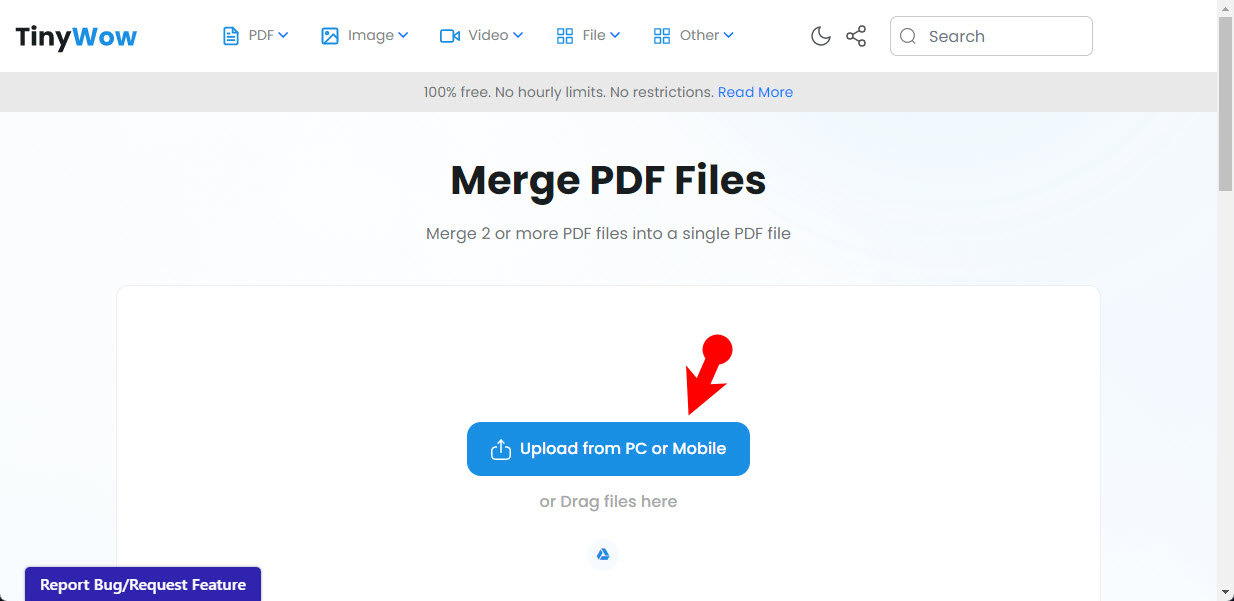 Upload Pdf File