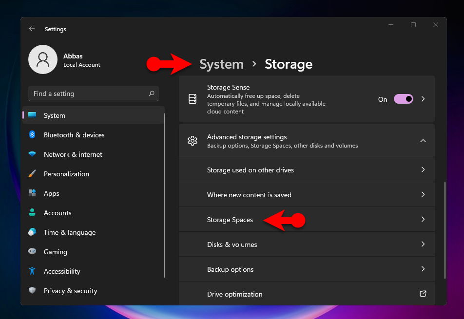 Access Storage Space On Windows Settings In Windows 11