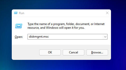 Open Disk Managment
