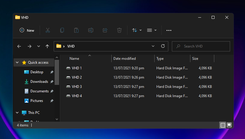 Virtual Hard Drives