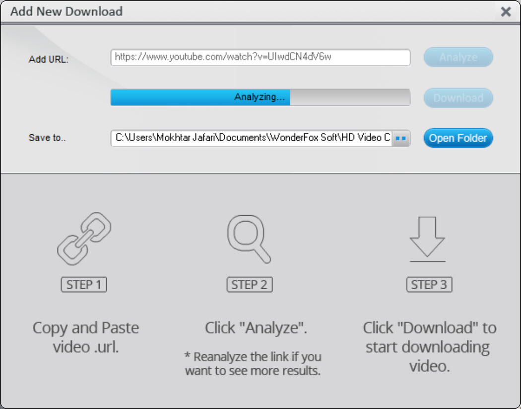 Downloading Video From Youtube