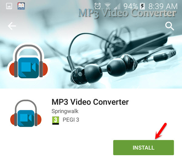 Install Mp3 Converter