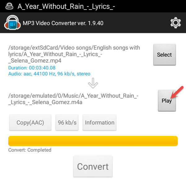 Play The Mp3 Song