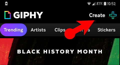 Create Gif Image On Android Using Giphy