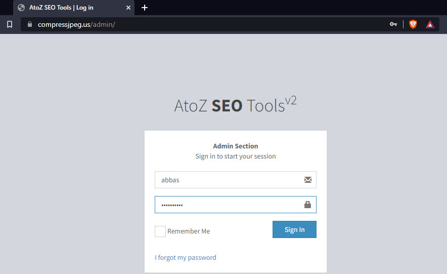 Login Inside Your Site