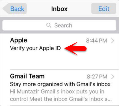 Verify Your Apple Id
