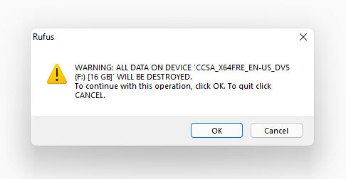 All The Data Will Be Wiped Out