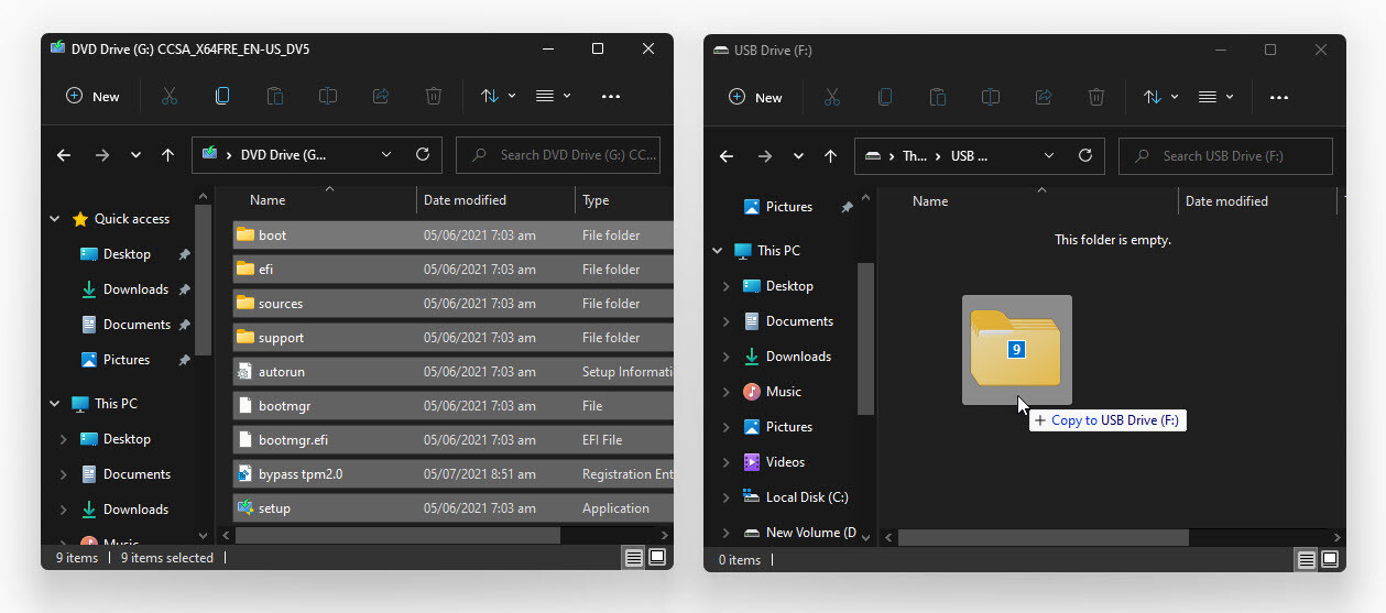 Copy Windows 11 Iso File To Usb Flash Drive