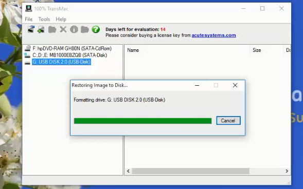 Restoring Osx File Into Usb Flash