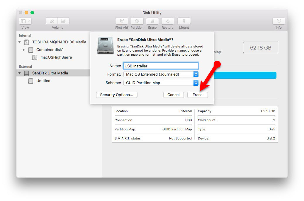 Erase Usb Device 2