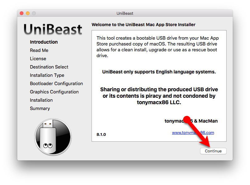 Welcome To Unibeast Page