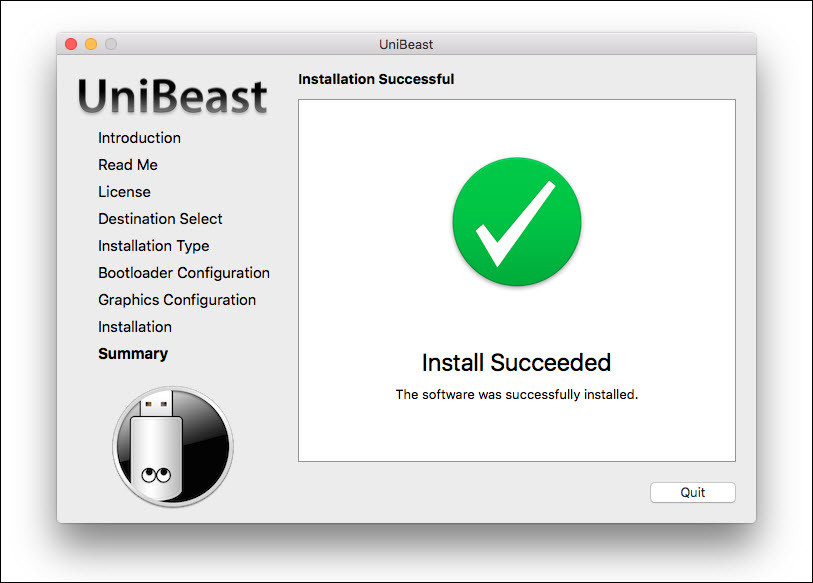 Installation Succeeded
