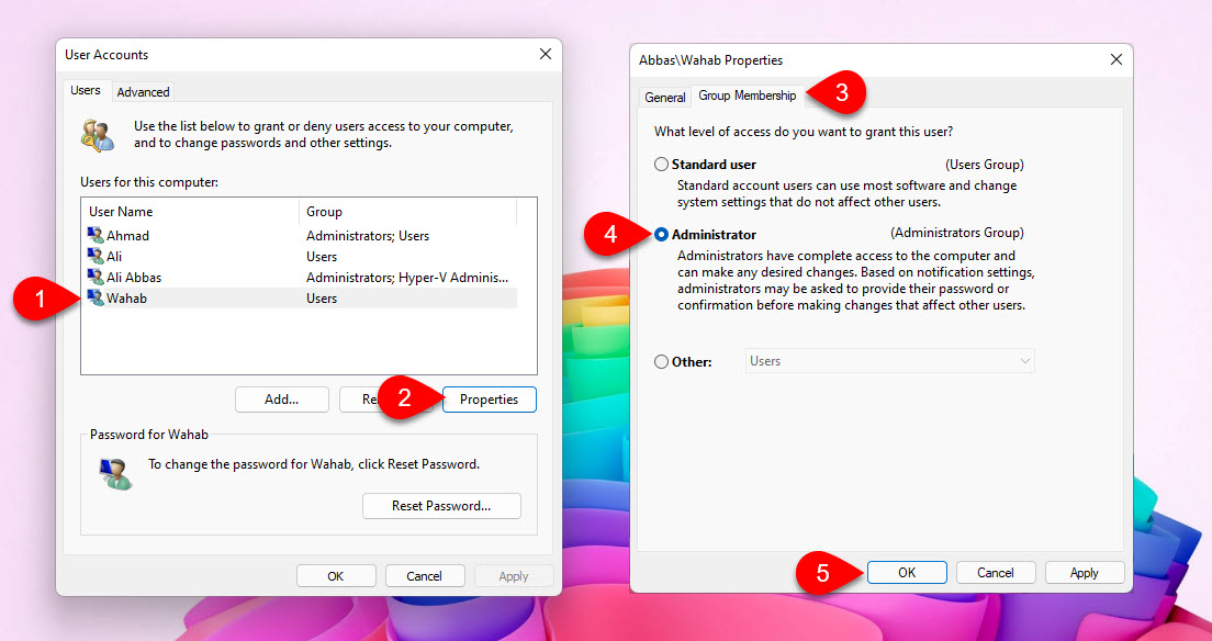 7 Make The User Administrator