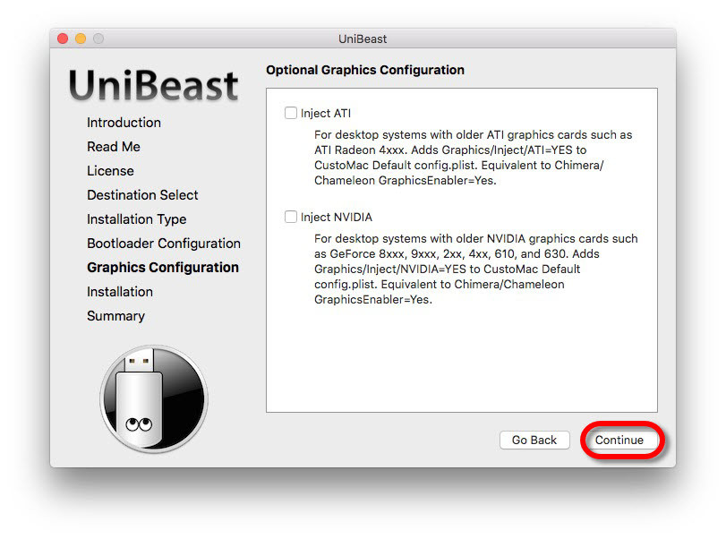 Select Graphic Card Configuration