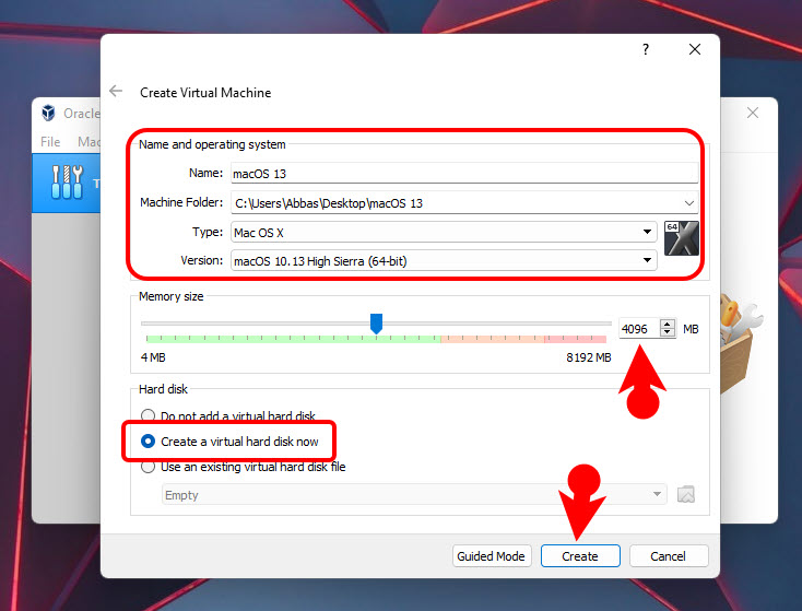 3 Configure Details Of The Virtual Machine