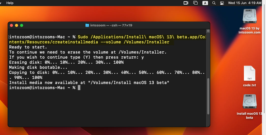 Create Macos Ventura Vmdk Image