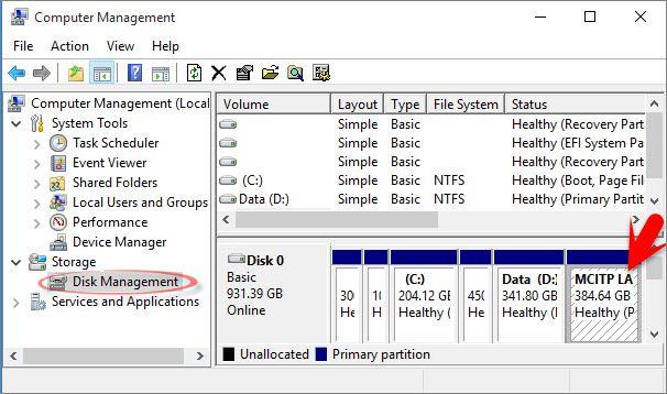 Disk Management