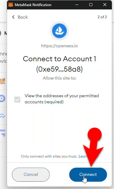 Connect Metamask And Opensea