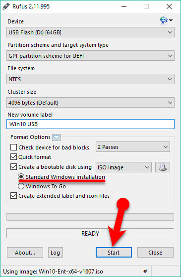 Start Creating Uefi Bootable Usb
