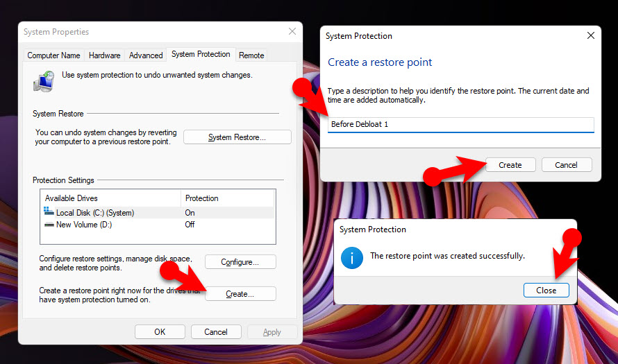 Create A Restore Point 2