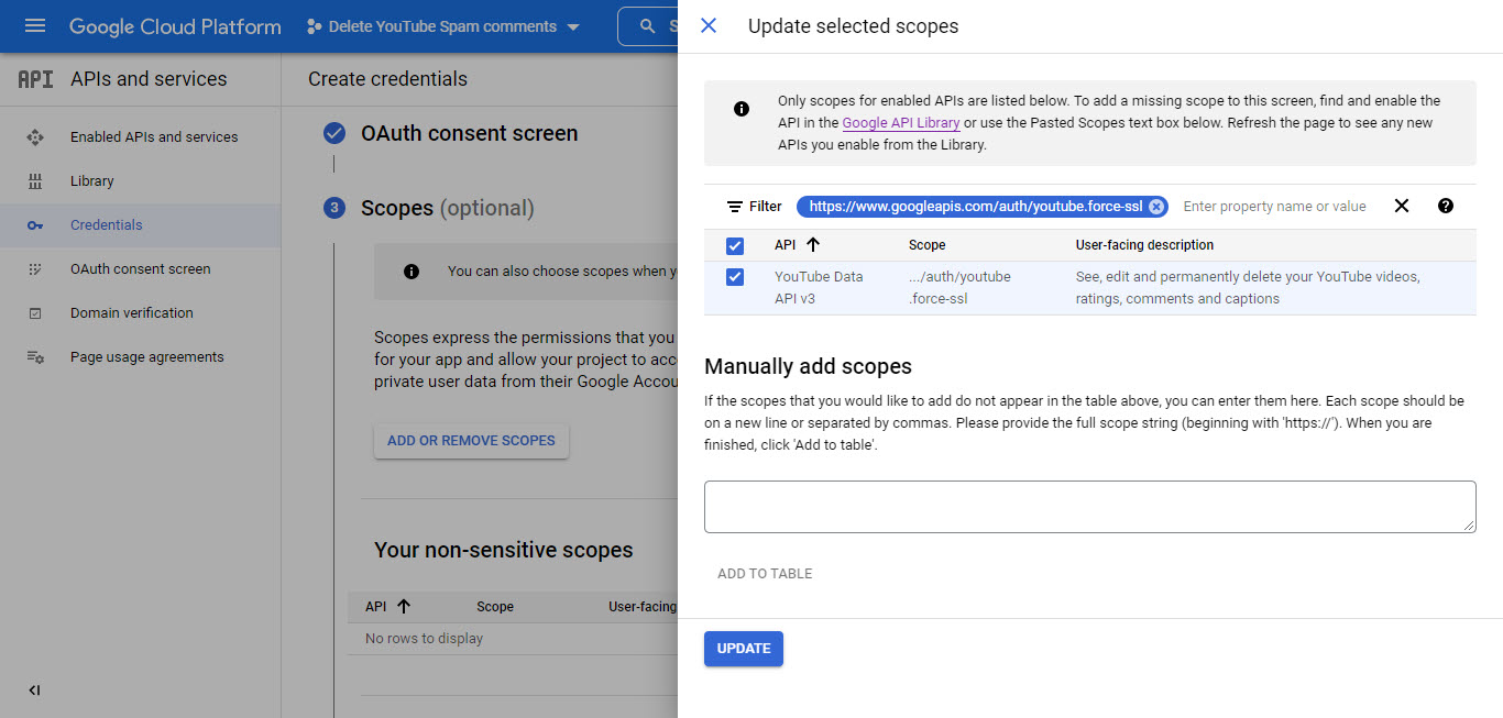 12 Update The Scope