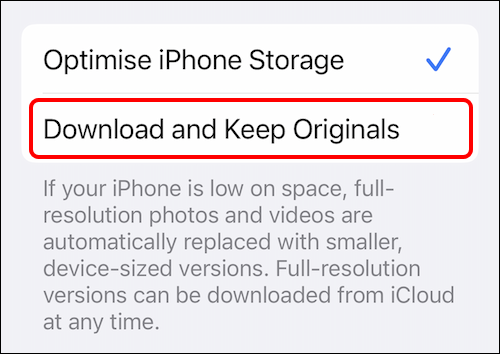 Download And Keep Original Images
