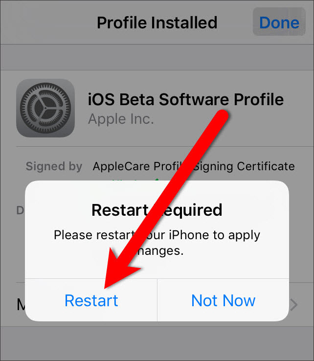 Restart Required 2