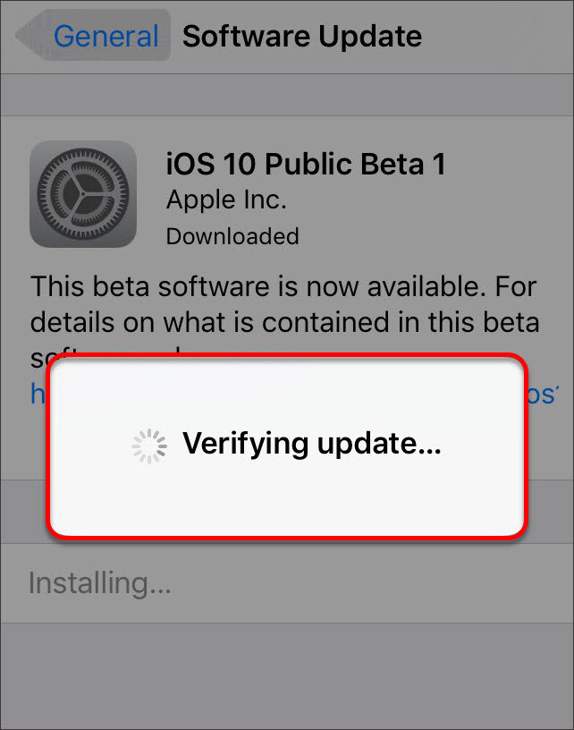 Verifying Update 4