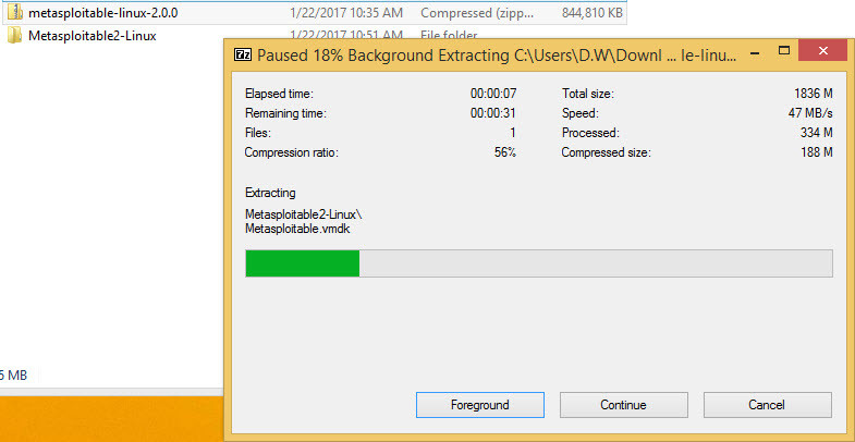 Extract The File