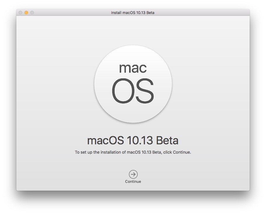 Macos High Sierra 10 13 Beta