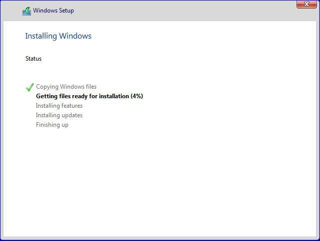 Installing Windows