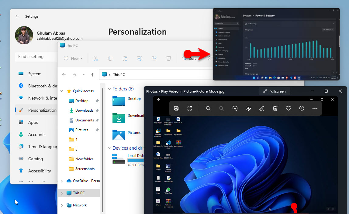 Mini Player Over The Other Windows