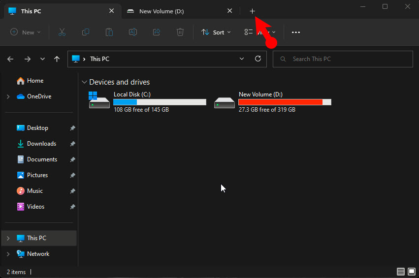 Tabs Feature In File
