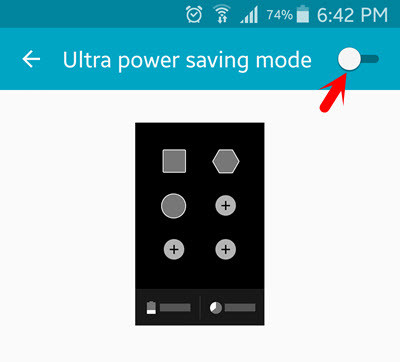 Ultra Power Saving Mode