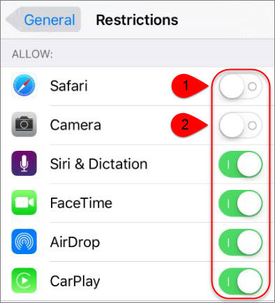 Restrict Apps
