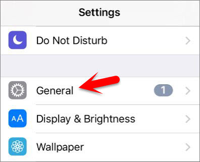 Settings General 4