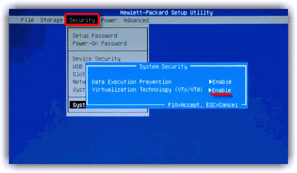 Enable Virtualization Technology On Hp
