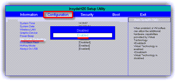 Enable Virtualization Technology On Lenovo