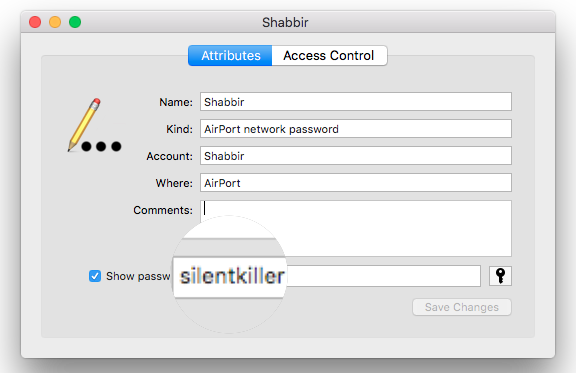 Show Saved Wifi Password