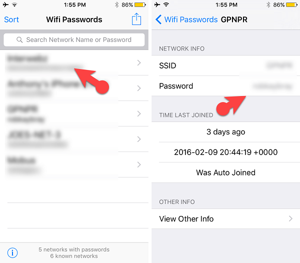 Wifi Password
