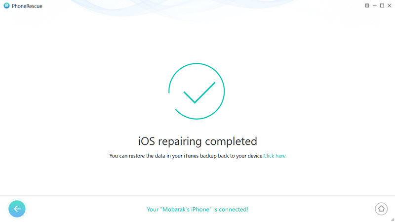 Ios Repairing Completed